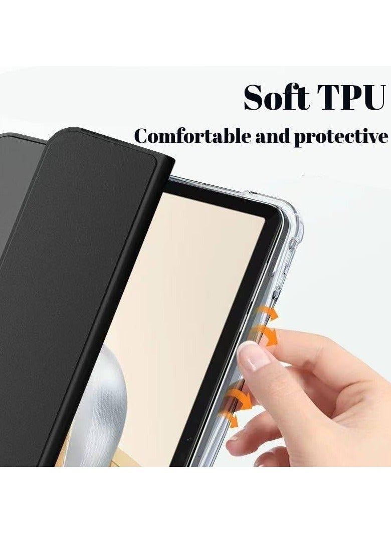 Cover Compatible with Honor Pad X9a 11.5 2025 Case with Pencil Holder, Slim Lightweight TPU Shockproof Cover with Clear Back Shell Protective for Honor Pad X9a 11.5 2025 (Lavender) - Image 2